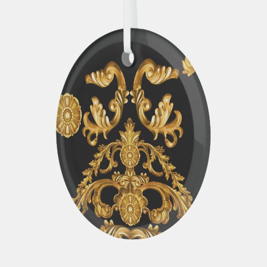 Goldener Barock, Zierelemente. Ornament Aus Glas (Vorderseite links)