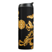 Goldener Barock, Zierelemente. Thermosbecher (Nach links gedreht)
