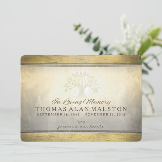 Goldener Baum der Einladung (Stehend Vorderseite)