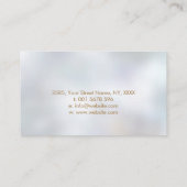 Goldener Baum des Lebens - Evolution auf der Perle Visitenkarte (Rückseite)