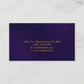 Goldener Baum des Lebens - Evolution Visitenkarte (Rückseite)