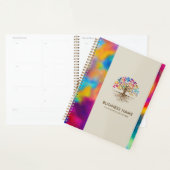 Goldener Baum des Lebens - farbenfrohe Blätter Planer (Anzeige)