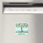 Goldener Baum des Lebens Magnet (In Situ (Geschirrspüler))