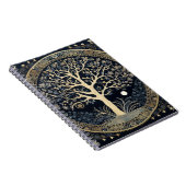 Goldener Baum des Lebens Notizblock (Rechte Seite)