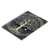 Goldener Baum des Lebens Notizblock (Linke Seite)