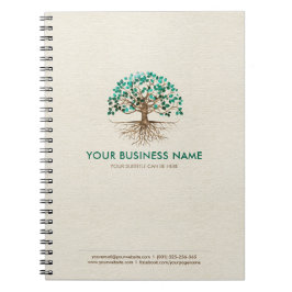 Goldener Baum des Lebens - Yggdrasil - Malachite B Notizblock