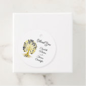 Goldener Baum des Lebens Zeitlose Hochzeit Geschenkanhänger (Beispiel)