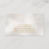 Goldener Baum Visitenkarte (Rückseite)