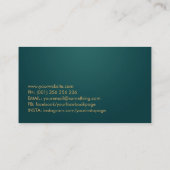 Goldener Baum Visitenkarte (Rückseite)