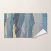 Goldener Berg Personalisiert Badhandtuch Set (Handtuch)