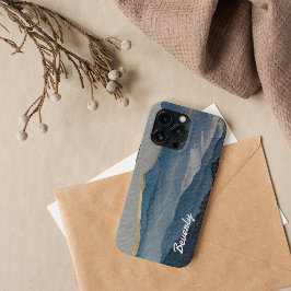 Goldener Berg Personalisiert Case-Mate iPhone Hülle