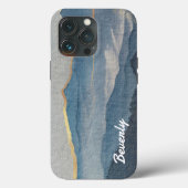 Goldener Berg Personalisiert Case-Mate iPhone Hülle (Rückseite)