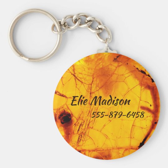 Goldener Bernstein Schlusselanhanger Zazzle De