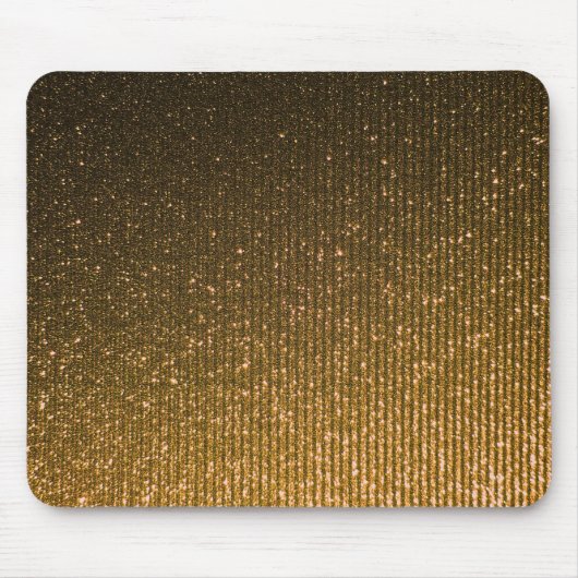 Goldener bernsteinfarbiger Farbdekor Mousepad (Vorne)