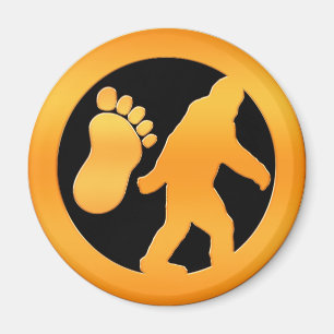 Goldener Bigfoot Magnet