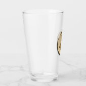 Goldener Bitcoin-Glasbecher Glas (Rechts)