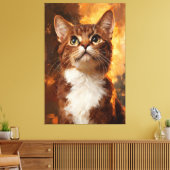 Goldener Blick Leinwanddruck (Insitu (Wohnzimmer))