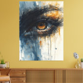 Goldener Blick Leinwanddruck (Insitu (Wohnzimmer))