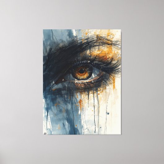 Goldener Blick Leinwanddruck (Vorderseite)