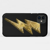 Goldener Blitz iPhone 5 Hüllen (Rückseite (Horizontal))
