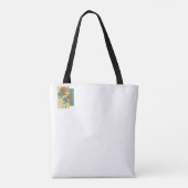 Goldener Blüten Schatten Tasche (Rückseite)
