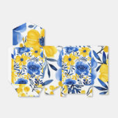 "Goldener Blütenzauber" Geschenkschachtel (Ungefaltet)