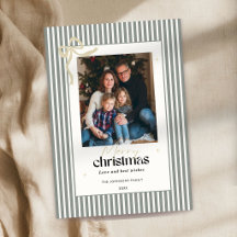 Goldener Bogen Frohe Weihnachten Feiertags-Grußkar