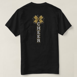 Goldener Bogen Vertikales Jubeldesign T-Shirt
