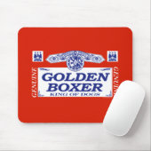 Goldener Boxer Mousepad (Mit Mouse)