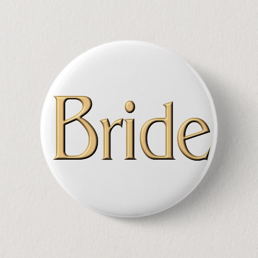 Goldener Brautknopf Button (Vorderseite)