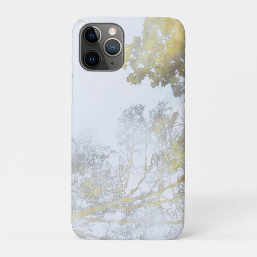 Goldener Breitblatt-Schimmer Case-Mate iPhone Hülle (Rückseite)