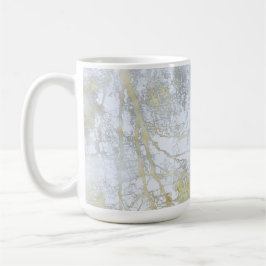 Goldener Breitblatt-Schimmer Kaffeetasse