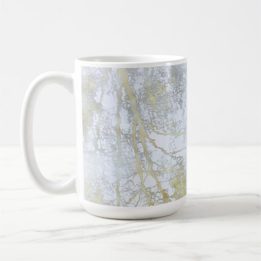 Goldener Breitblatt-Schimmer Kaffeetasse (Links)