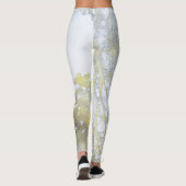Goldener Breitblattglanz Leggings (Rückseite)