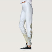 Goldener Breitblattglanz Leggings (Links)