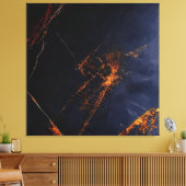Goldener Bruch Leinwanddruck (Insitu (Wohnzimmer))