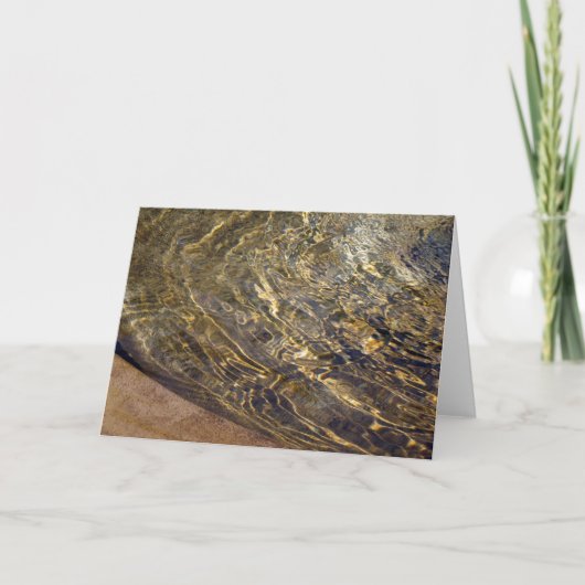 Goldener Brunnen Wasser 2 Karte (Vorderseite)