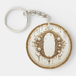 Goldener Buchstabe O Geschenk für Mama Schlüsselanhänger