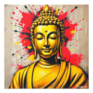 Goldener Buddha 8 Fotodruck