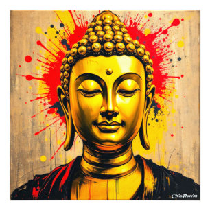 Goldener Buddha 9 Fotodruck