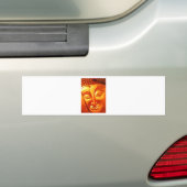 Goldener Buddha Autoaufkleber (Auf Auto)
