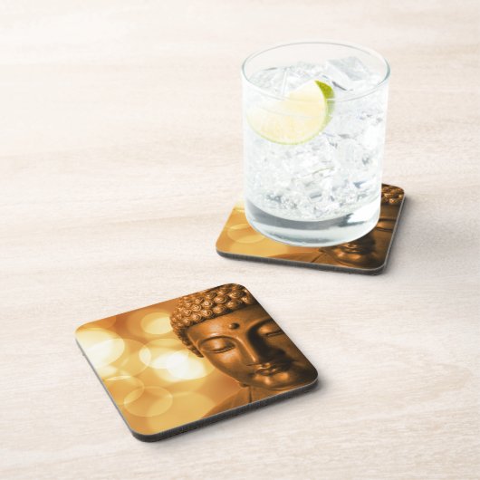 Goldener Buddha Getränkeuntersetzer (Rechte Seite)