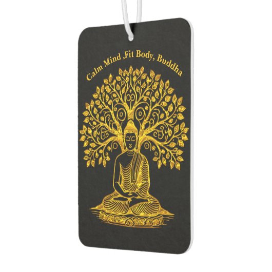 Goldener Buddha im Tal des Baumes in Friedlicher M Autolufterfrischer (Links)