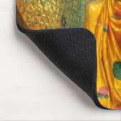 Goldener Buddha im Tempel Mousepad (Ecke)