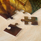 Goldener Buddha im Tempel Puzzle (Seite)