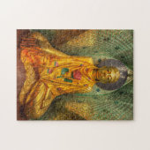 Goldener Buddha im Tempel Puzzle (Horizontal)