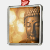 Goldener Buddha Ornament Aus Metall (Links)