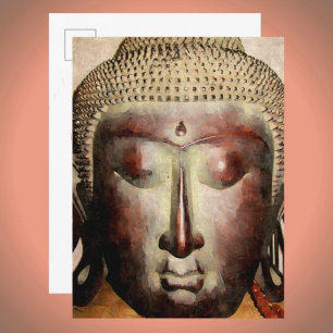 Goldener Buddha Postkarte