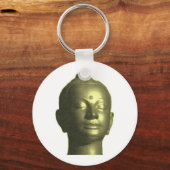 Goldener Buddha Schlüsselanhänger (Vorderseite)
