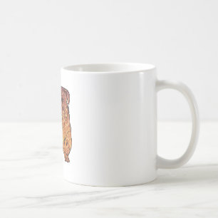 Goldener Bulldogge Klassischer Becher Kaffeetasse